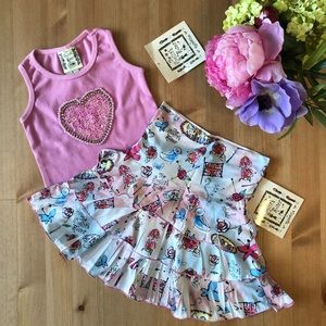 English Roses by Madonna NWT Top and skirt set